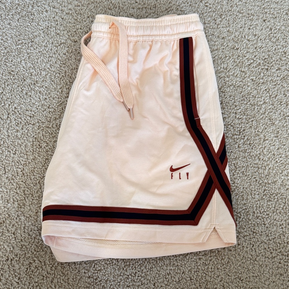NIKE Women’s Peach-Colored Basketball Shorts